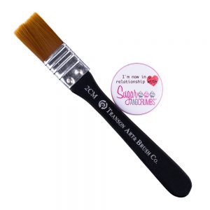 Sugar and Crumb Small Flat Lustre Brush 2cm