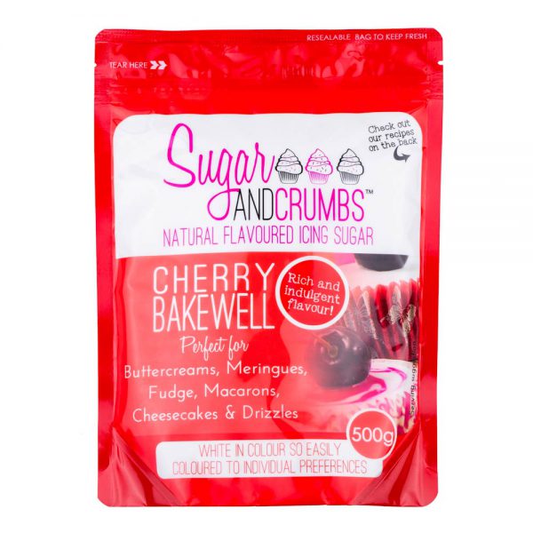 Cherry Bakewell 500g - Sugar and Crumbs Icing Sugar .a