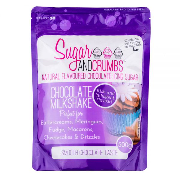Chocolate Milkshake 500g - Sugar and Crumbs Icing Sugar.a