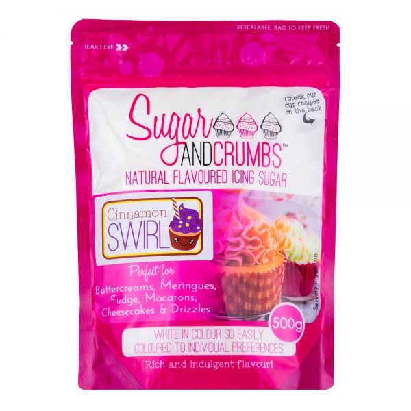 Cinnamon Swirl 500g - Sugar and Crumbs Icing Sugar.a
