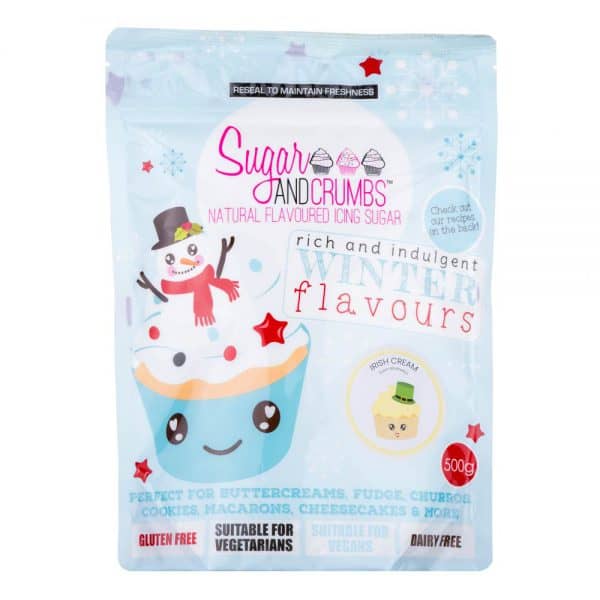 Irish Cream 500g - Sugar and Crumbs Icing Sugar Non Alcoholic.a