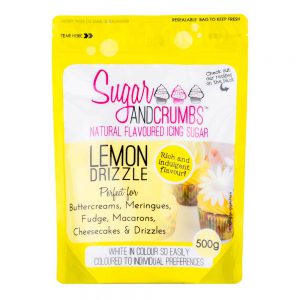 Lemon Drizzle 500g - Sugar and Crumbs Icing Sugar.a