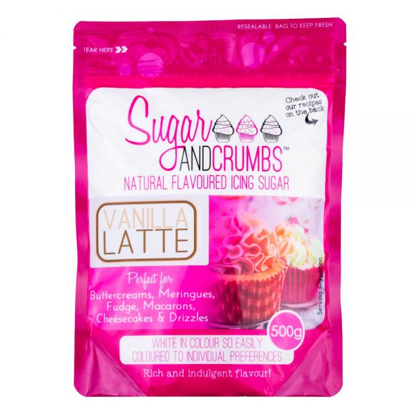 Vanilla Latte 500g - Sugar and Crumbs Icing Sugar