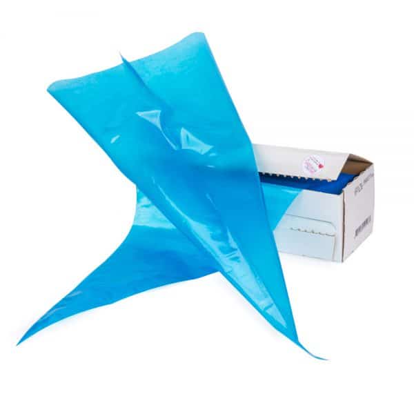 Disposable Non-Slip Piping Bags Large Blue 21 Inch Box of 100