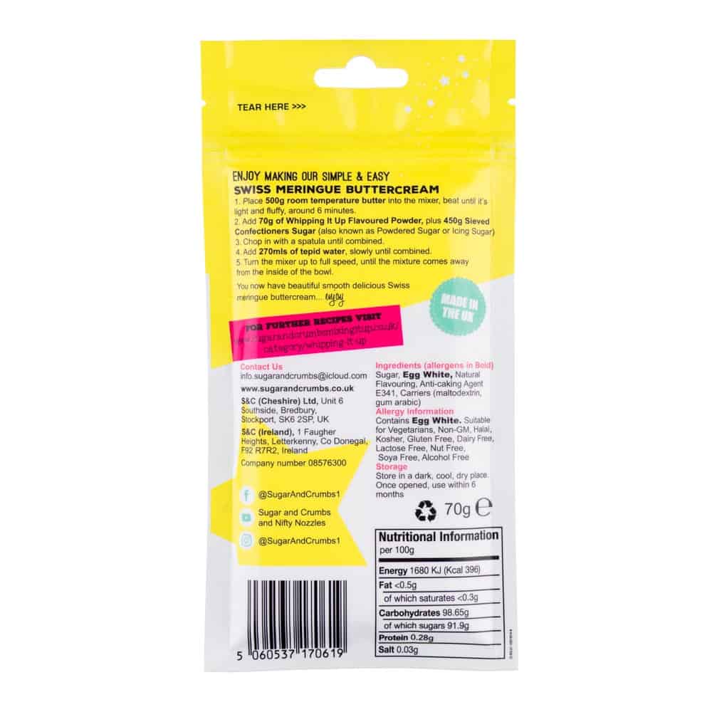 Whipping it Up Shots! - Swiss Meringue Buttercream - Lemon Drizzle-Back