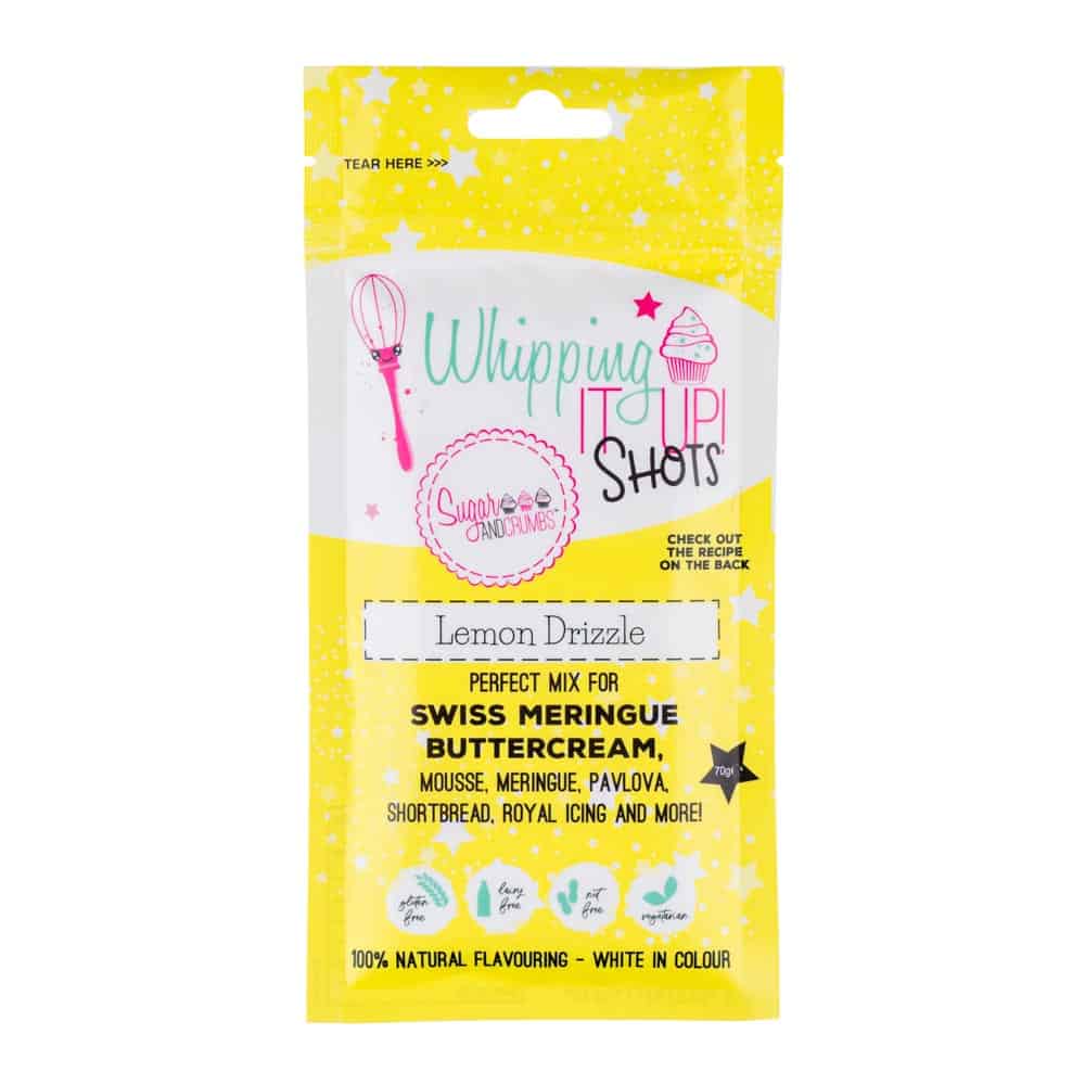 Whipping it Up Shots! - Swiss Meringue Buttercream - Lemon Drizzle