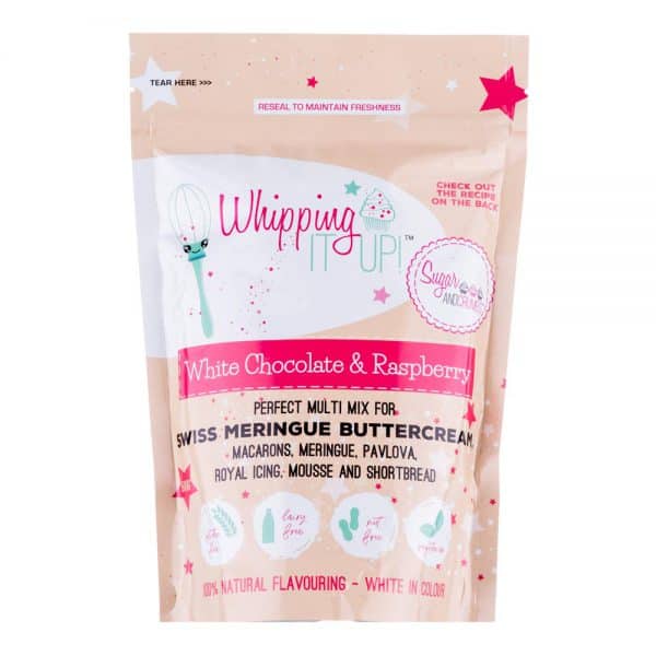 White Chocolate and Raspberry 500g - Whipping it Up!