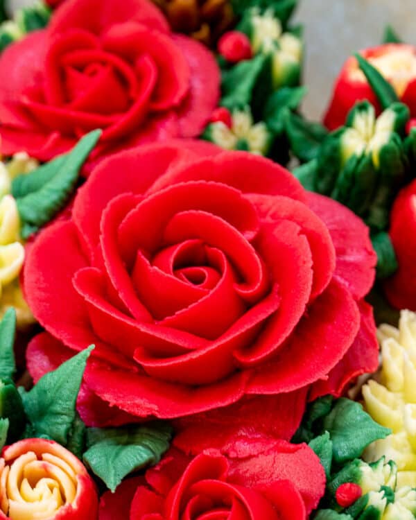 Christmas Cupcake Bouquet - Alice - Petals Bakehouse - Online