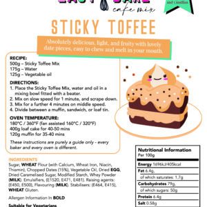 Sticky Toffee - Easy Bake Cake Mix