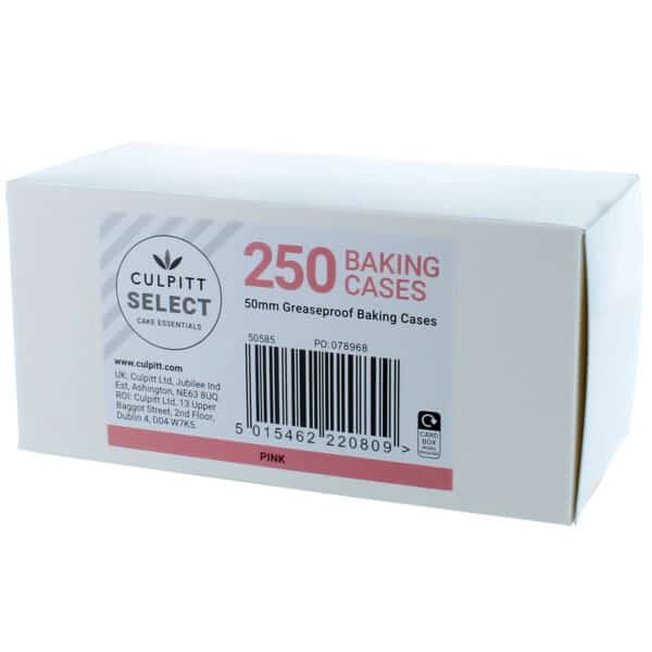 250 x Baking Cases - Pink