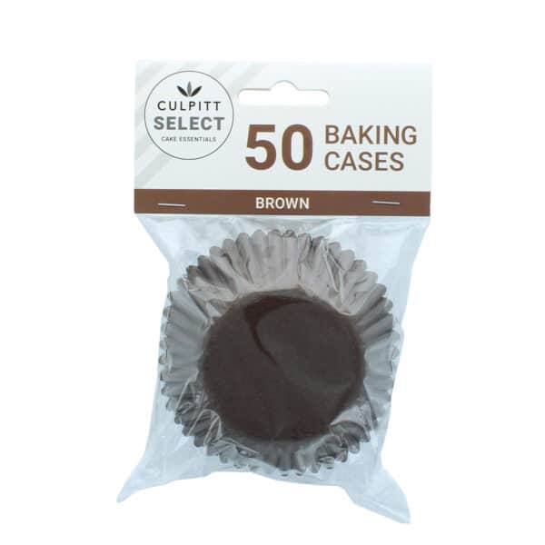 Baking Cases - Brown - Pack of 50
