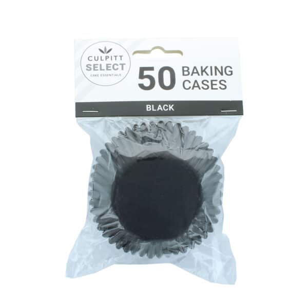 Baking Cases - Black - Pack of 50