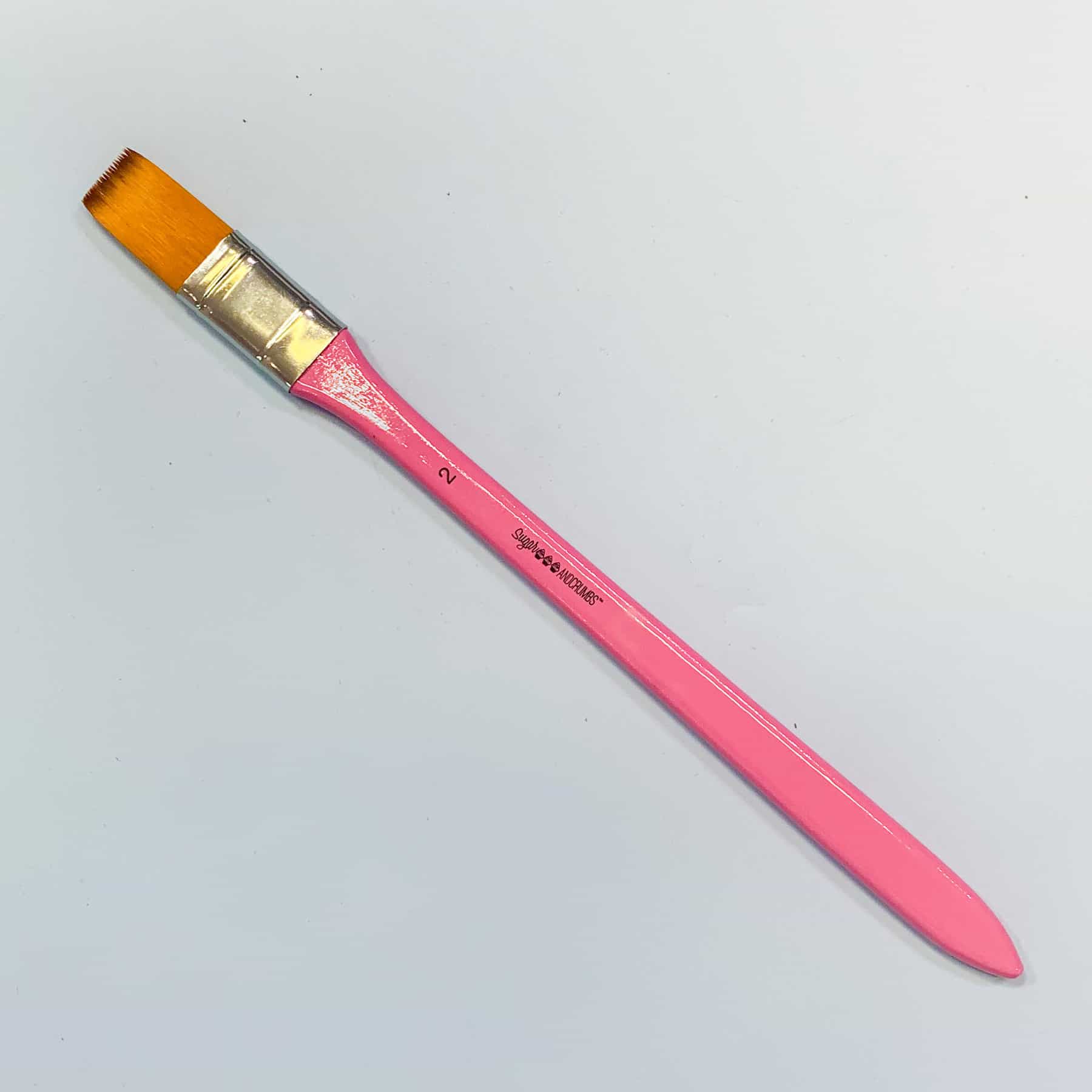 S&C Flat Brush Pink 2cm Sugar and Crumbs