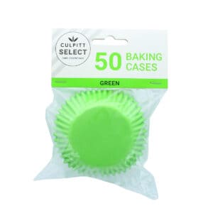 Baking Cases - Green - Pack of 50