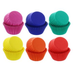 Baking Cases - Bright Rainbow - Pack 300