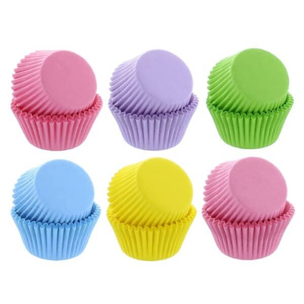 BWL - Baking Cases - Pastel Rainbow - Pack 300