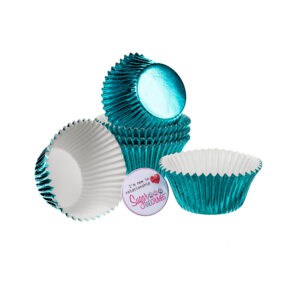 Baking Cases - Foil Ice Blue - Pack of 50
