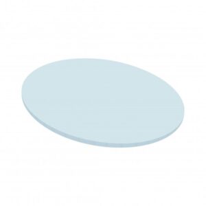 12 inch - Matt Masonite Board -  Baby Blue - Round