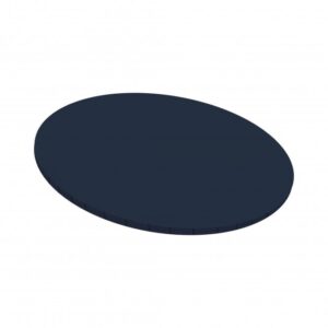 12 inch - Matt Masonite Board -  Navy - Round