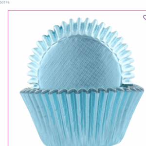 Baking Cases - Foil Ice Blue - Pack of 50