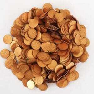 Edible Wafer Confetti - Vintage Gold