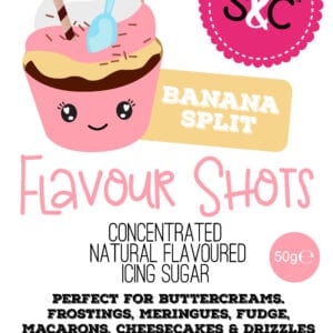Flavour Shots! - Concentrated Icing Sugar - Banana Split