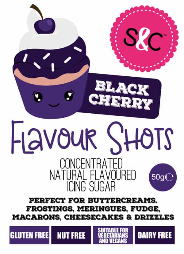 Flavour Shots! - Concentrated Icing Sugar - Black Cherry