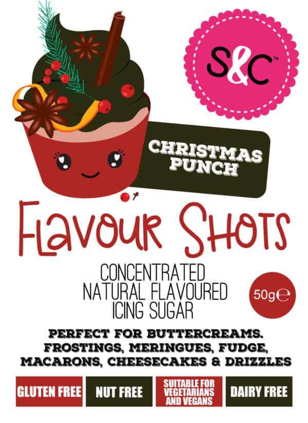 Flavour Shots! - Concentrated Icing Sugar - Christmas Punch