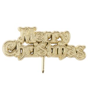 Gold - Merry Christmas - Pack of 1