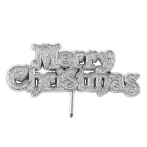 Silver - Merry Christmas - Pack of 1