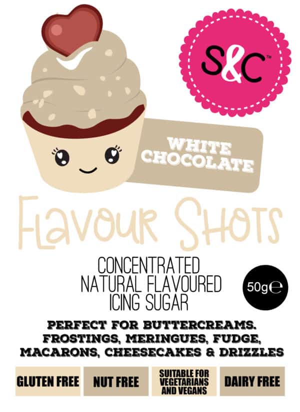 Flavour Shots! - Concentrated Icing Sugar - White Chocolate