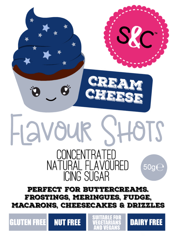 Flavour Shots! - Concentrated Flavoured Icing Sugar - Cream Cheese
