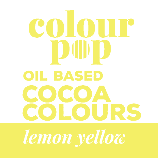 Oil Base - Cocoa Colour - Lemon Yellow - 20ml