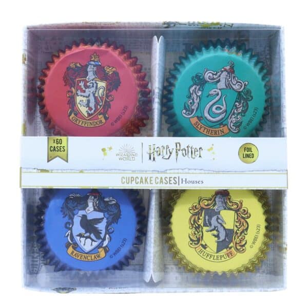 Hogwarts House - Foil lined Cupcake Cases - Pack of 60