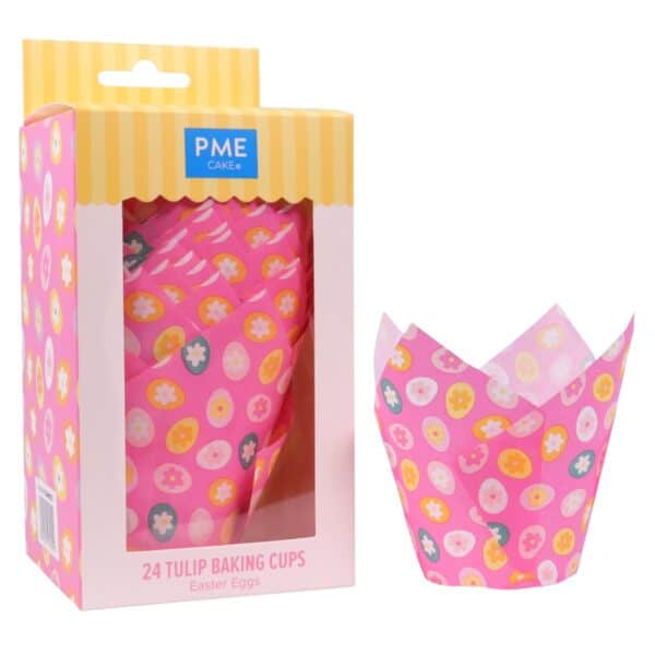 24 x Tulip Muffin Cases - Easter Eggs