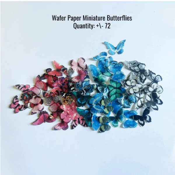 Edible - Mini Butterflies - Mixed Colours