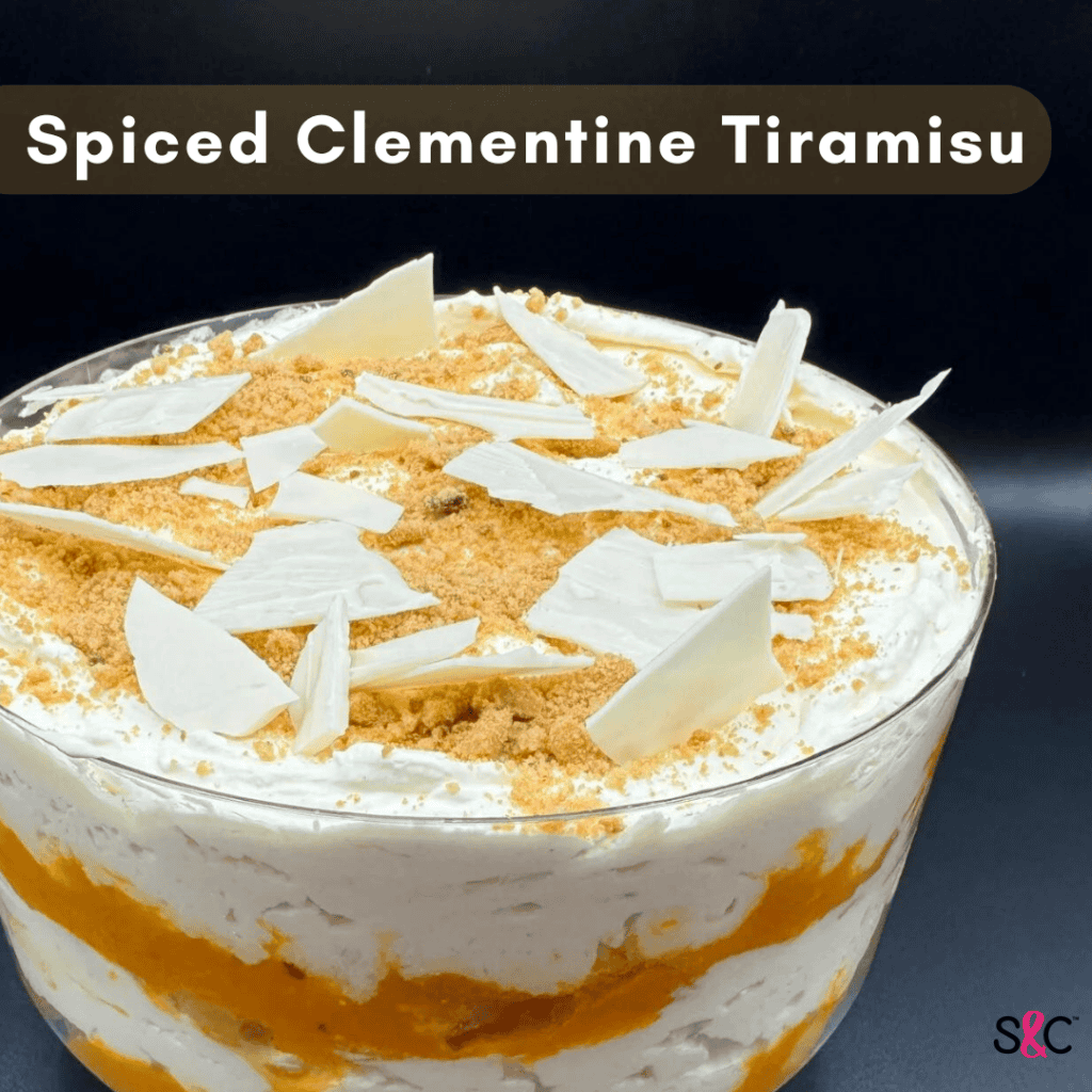spiced clementine tiramisu
