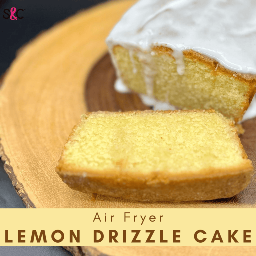 air fryer lemon drizzle cake