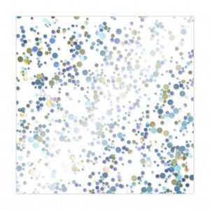 10 inch - Blue Glitter Display Cake Board - Square