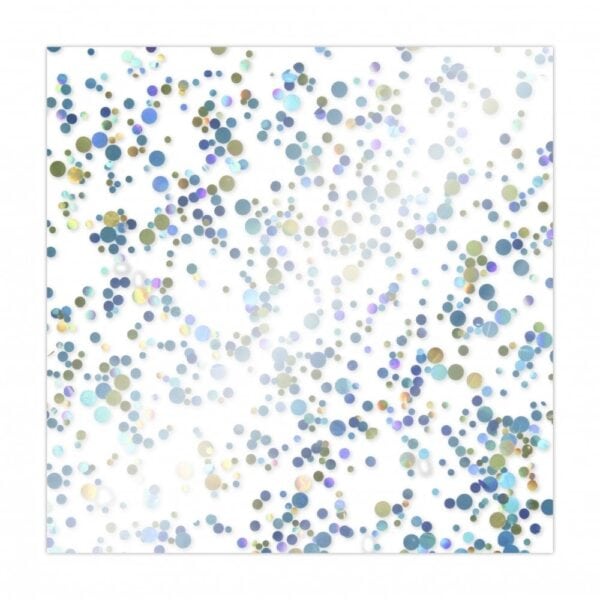 10 inch - Blue Glitter Display Cake Board - Square