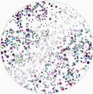 10 inch - Mermaid Glitter Display Cake Board - Round