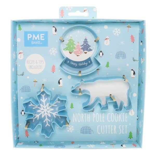 North Pole Cookie Cutter - Set of 3