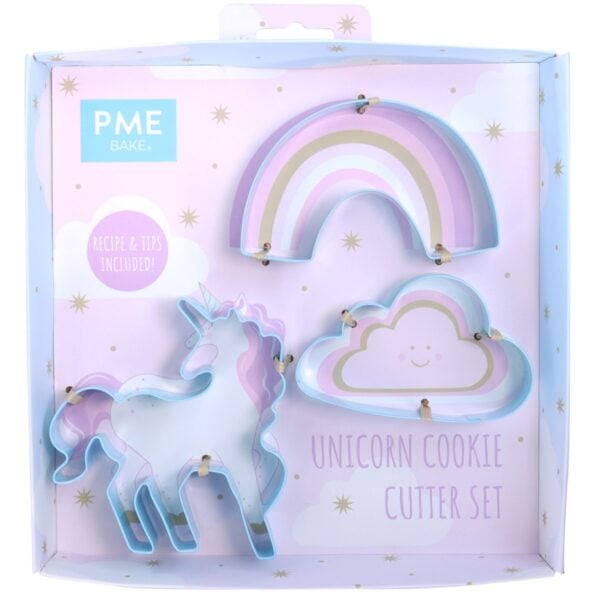 Unicorn Cookie Cutter - Set of 3