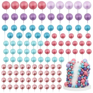 97 Foam Cake Balls on Wires - Oh Baby!
