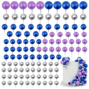 97 Foam Cake Balls on Wires - Purple Haze
