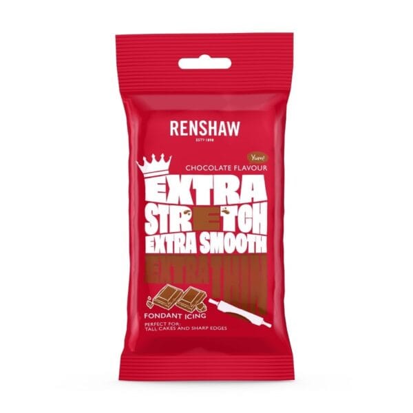 Extra Stretch, Extra Smooth Fondant/Sugarpaste - Brown - Chocolate Flavour - 250g