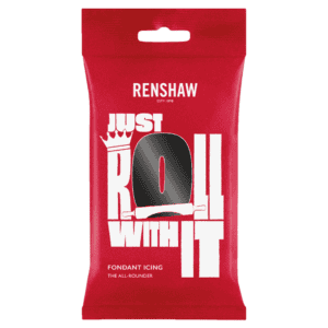 Just Roll It Fondant/Sugarpaste - Jet Black 250g