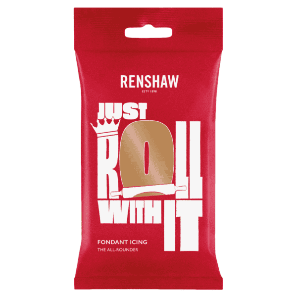 Just Roll It Fondant/Sugarpaste - Teddy Brown 250g