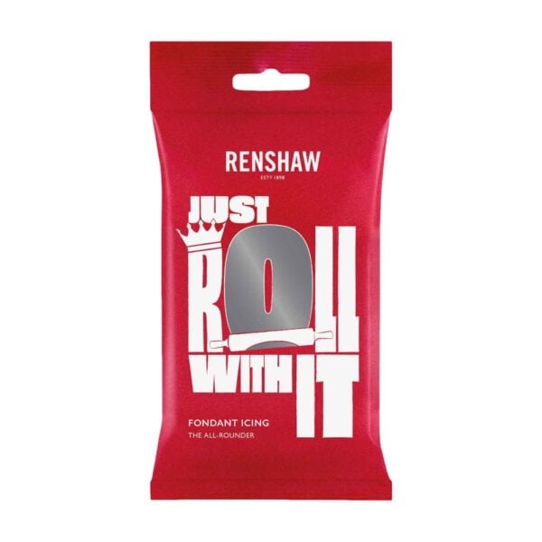 Just Roll It Fondant/Sugarpaste - Grey 250g