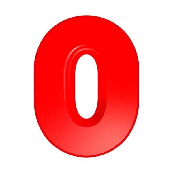 Number 0 - Silicone Baking Mould